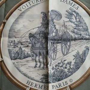 Hermes Vintage 1960's Silk Scarf
